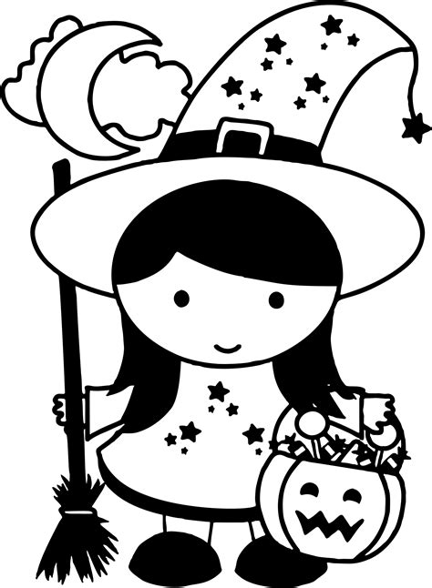 Captivating Halloween Designs with Witch Clip Art in Black and White